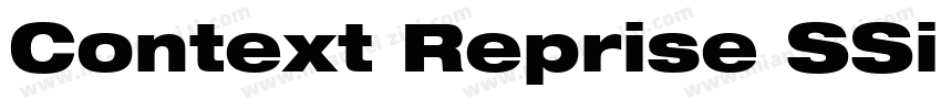 Context Reprise SSi Bold Italic字体转换